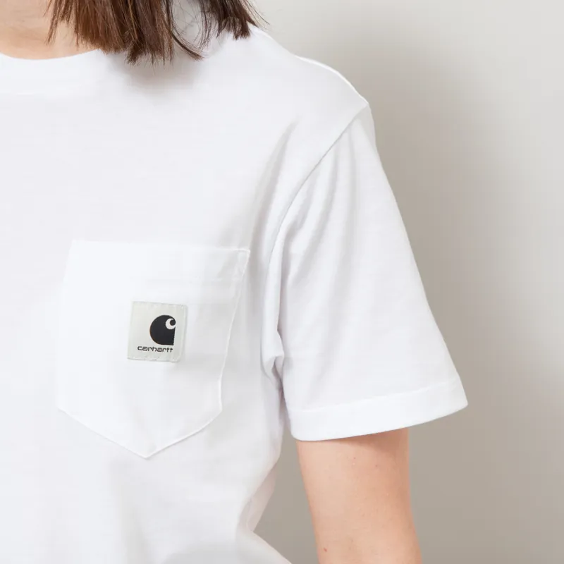 Carhartt WIP Womens Pocket T Shirt White-6