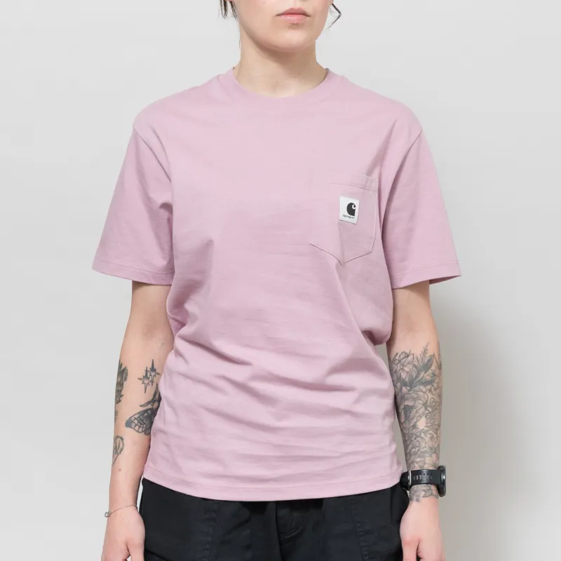 Carhartt WIP Womens Pocket T Shirt Hortensia