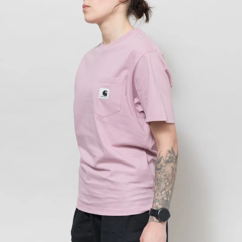Carhartt WIP Womens Pocket T Shirt Hortensia-1