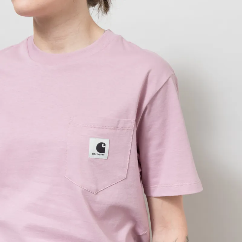 Carhartt WIP Womens Pocket T Shirt Hortensia-4