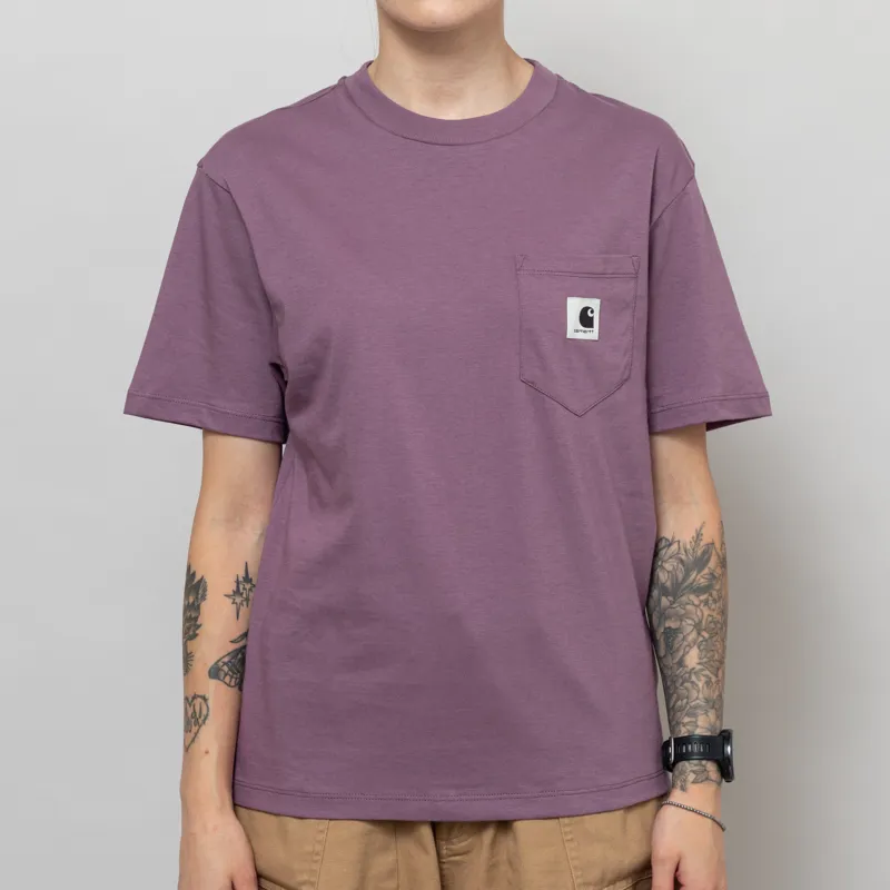 Carhartt WIP Womens Pocket T Shirt Phlox