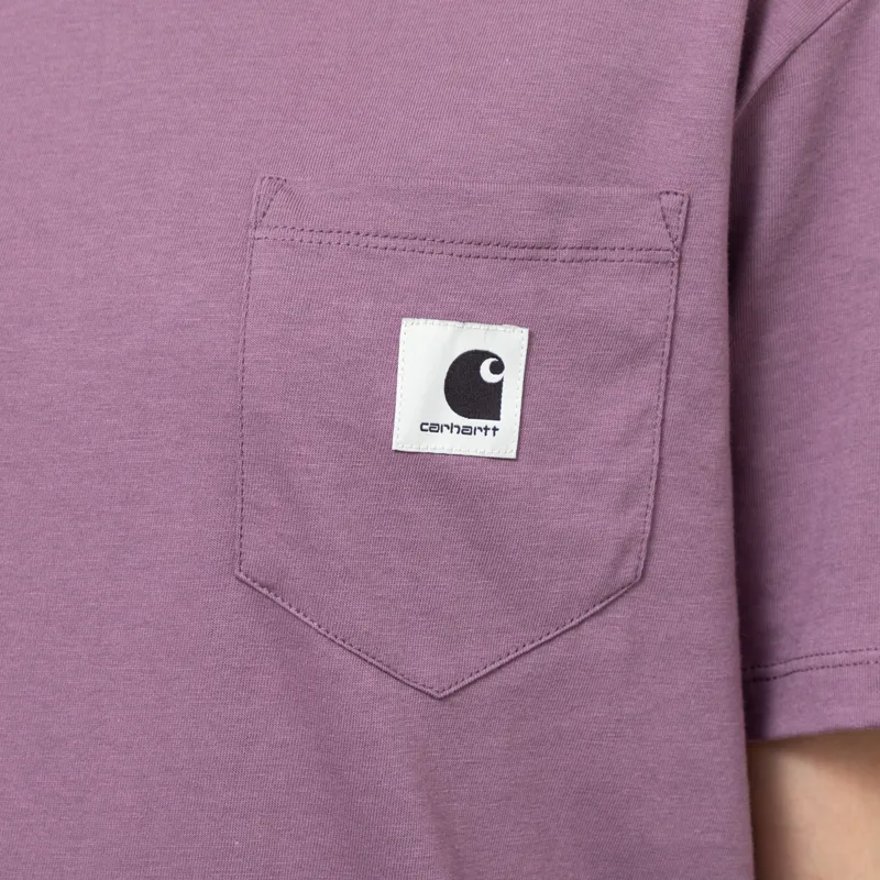 Carhartt WIP Womens Pocket T Shirt Phlox-6