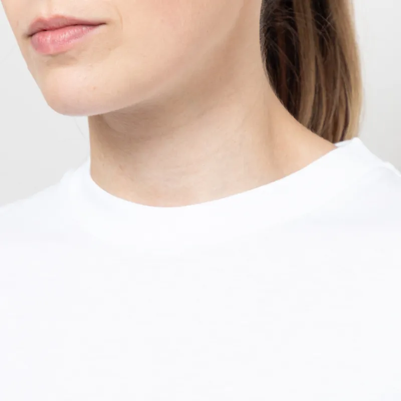 Carhartt WIP Womens Long Sleeve Pocket T Shirt White-5