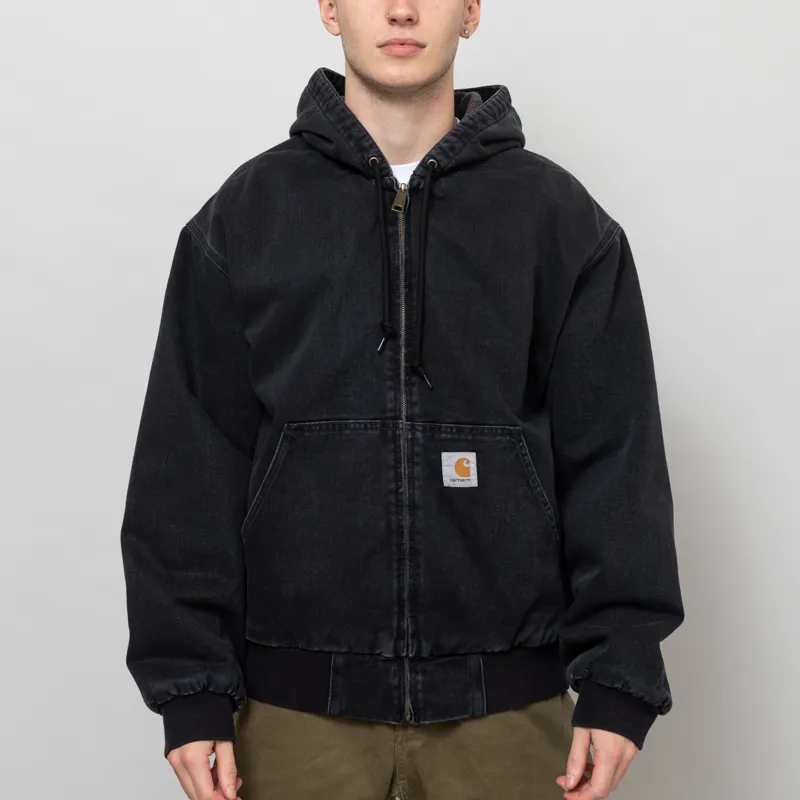 Carhartt WIP OG Active Jacket Black Stonewashed