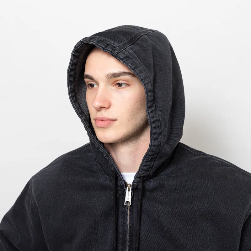 Carhartt WIP OG Active Jacket Black Stonewashed-5