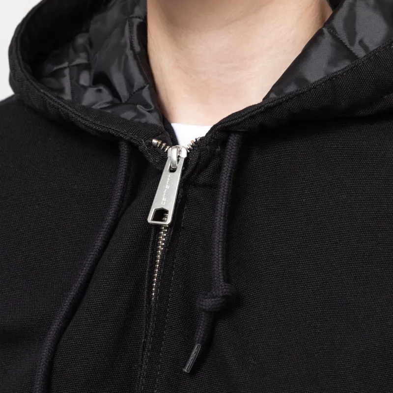 Carhartt WIP Womens OG Active Jacket Black Rinsed-7