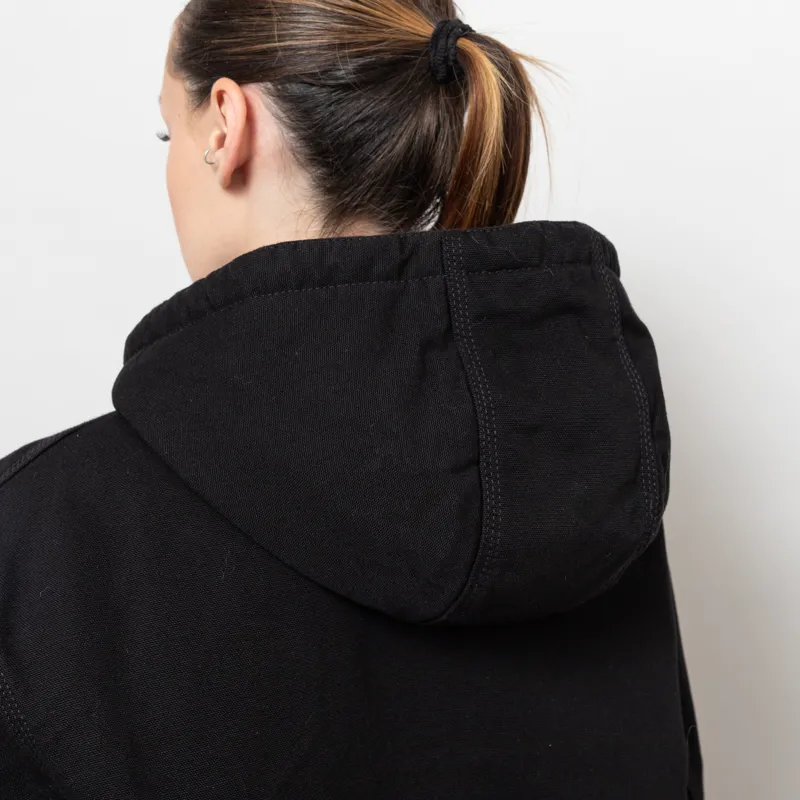 Carhartt WIP Womens OG Active Jacket Black Rinsed-5