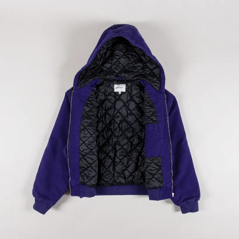 Carhartt WIP Womens OG Active Jacket Aura Rinsed-1