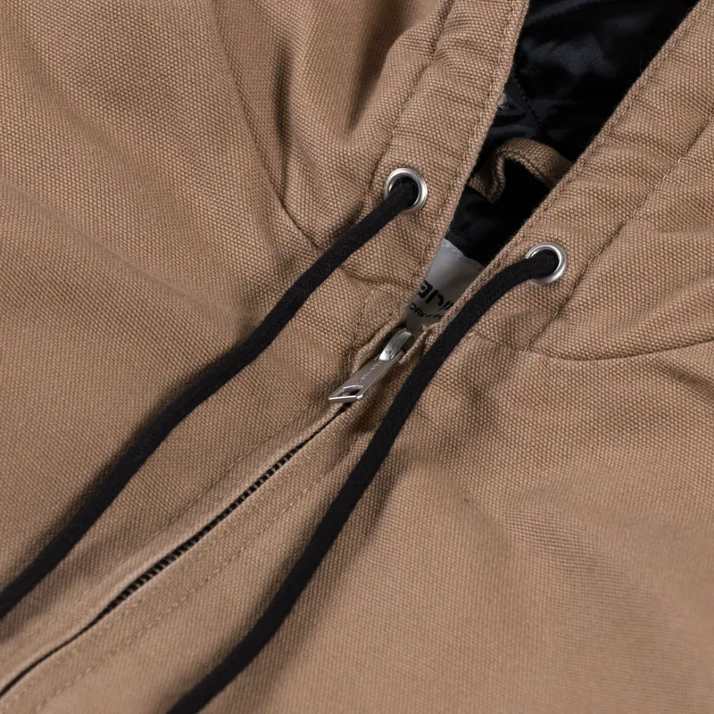Carhartt WIP Womens OG Active Jacket Peanut Rinsed-10