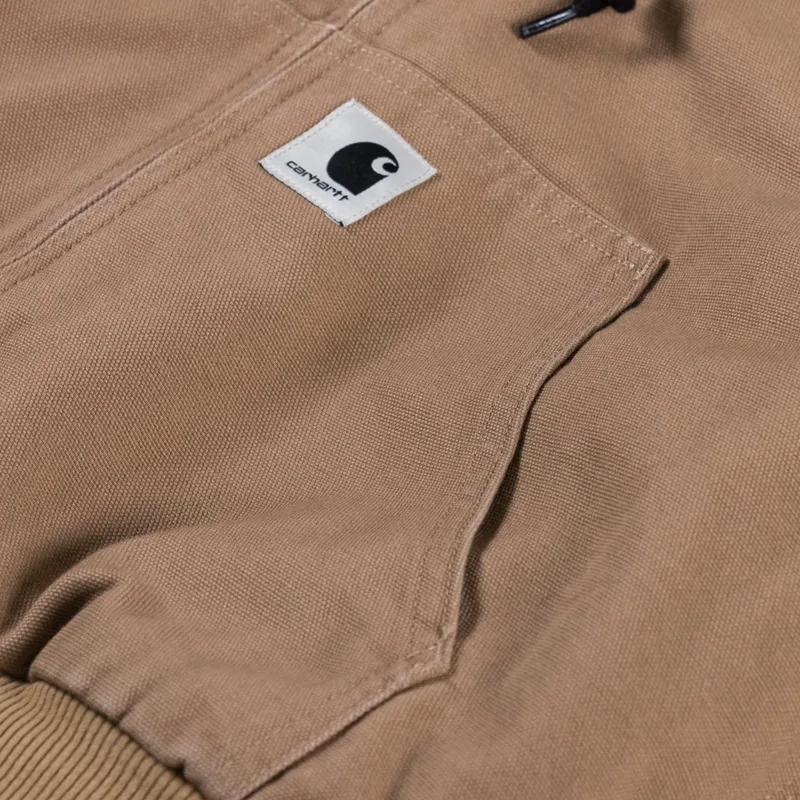 Carhartt WIP Womens OG Active Jacket Peanut Rinsed-12