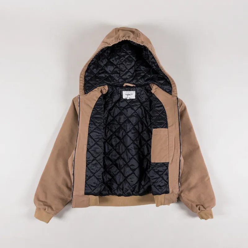 Carhartt WIP Womens OG Active Jacket Peanut Rinsed-5