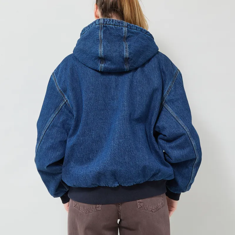 Carhartt WIP Womens OG Active Jacket Blue Stone Washed-2