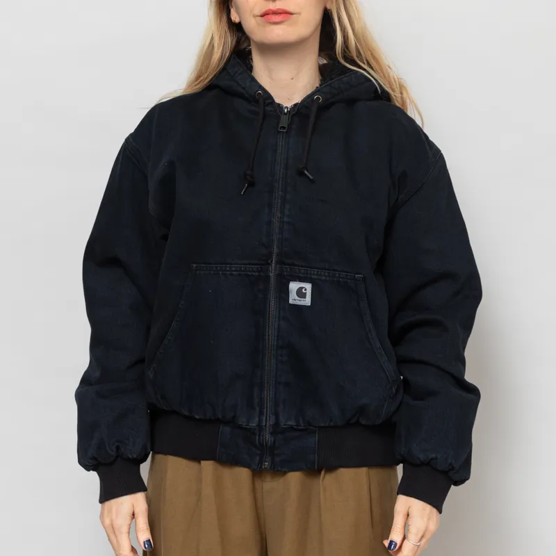 Carhartt WIP Womens OG Active Jacket Blue Midnight Wash