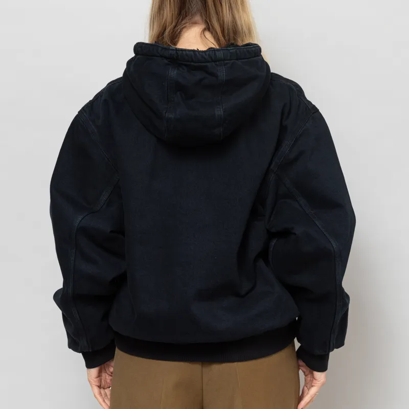 Carhartt WIP Womens OG Active Jacket Blue Midnight Wash-4