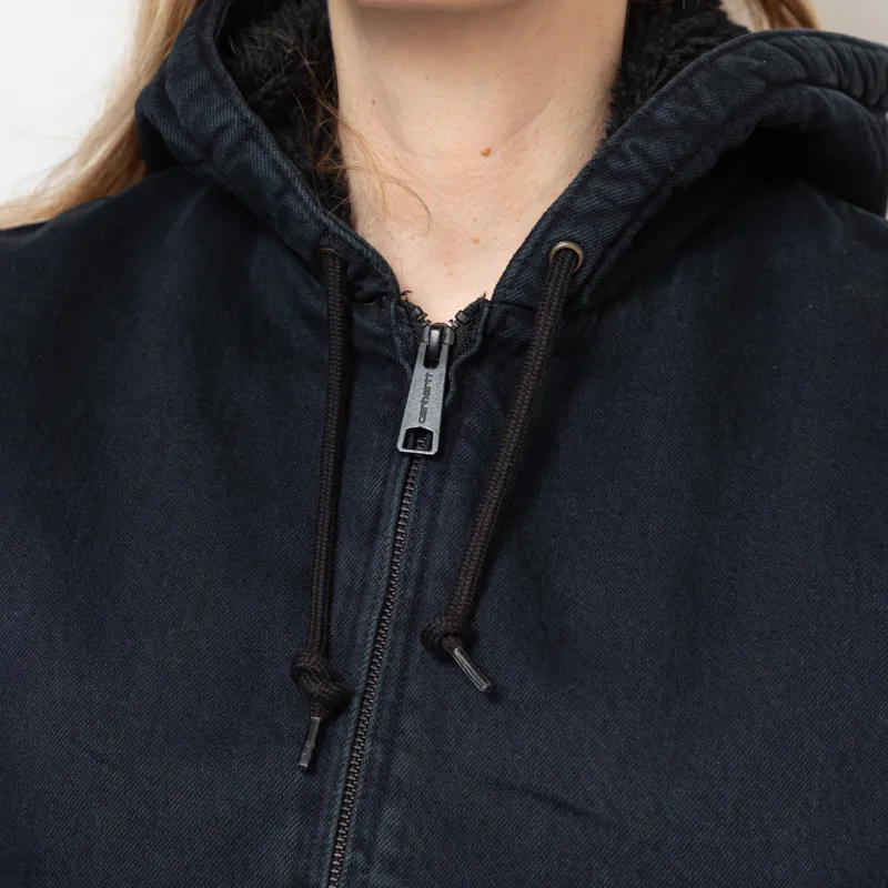 Carhartt WIP Womens OG Active Jacket Blue Midnight Wash-6