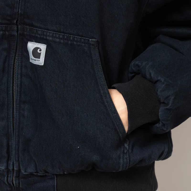Carhartt WIP Womens OG Active Jacket Blue Midnight Wash-10