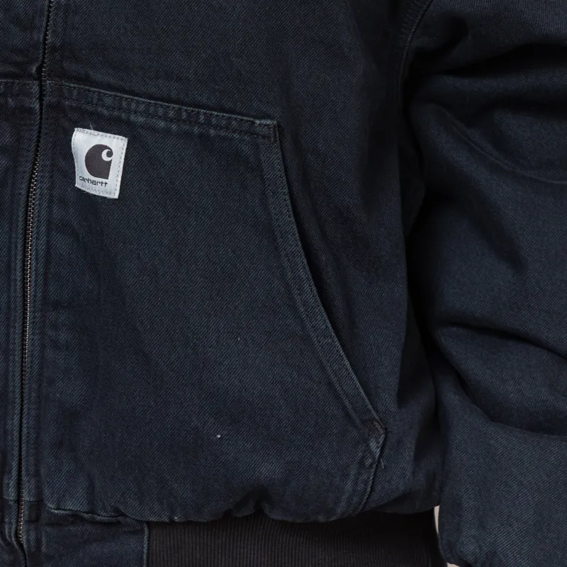 Carhartt WIP Womens OG Active Jacket Blue Midnight Wash-8