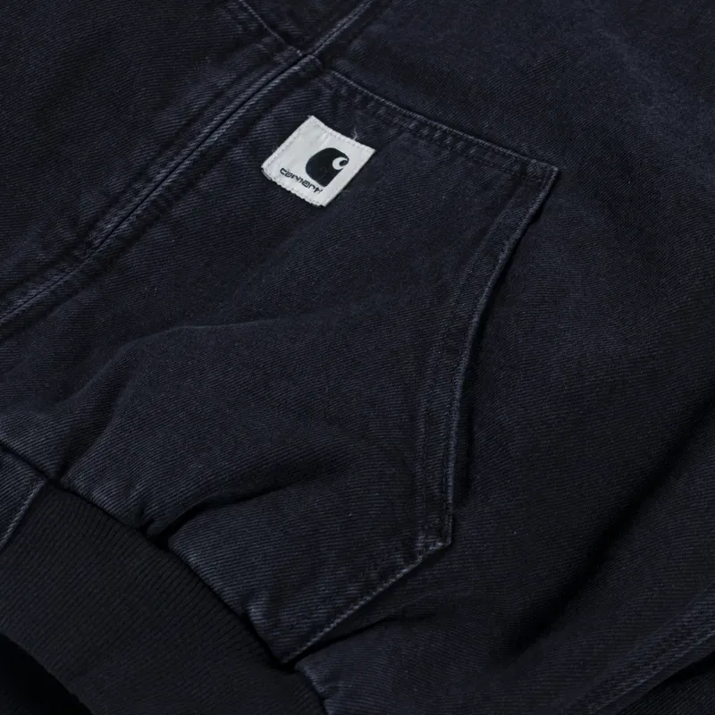 Carhartt WIP Womens OG Active Jacket Black Stone Washed-7