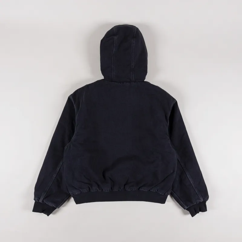 Carhartt WIP Womens OG Active Jacket Black Stone Washed-2