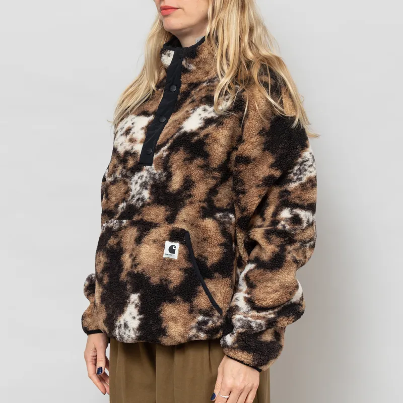 Carhartt WIP Womens Elliot High Neck Liner Wild Dog Jacquard Black-2