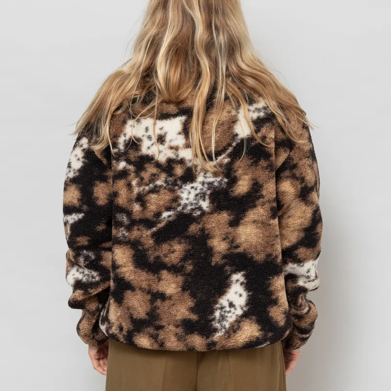 Carhartt WIP Womens Elliot High Neck Liner Wild Dog Jacquard Black-4