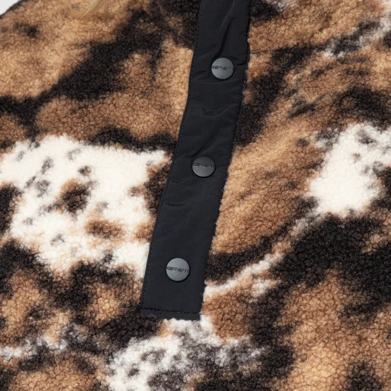 Carhartt WIP Womens Elliot High Neck Liner Wild Dog Jacquard Black-7