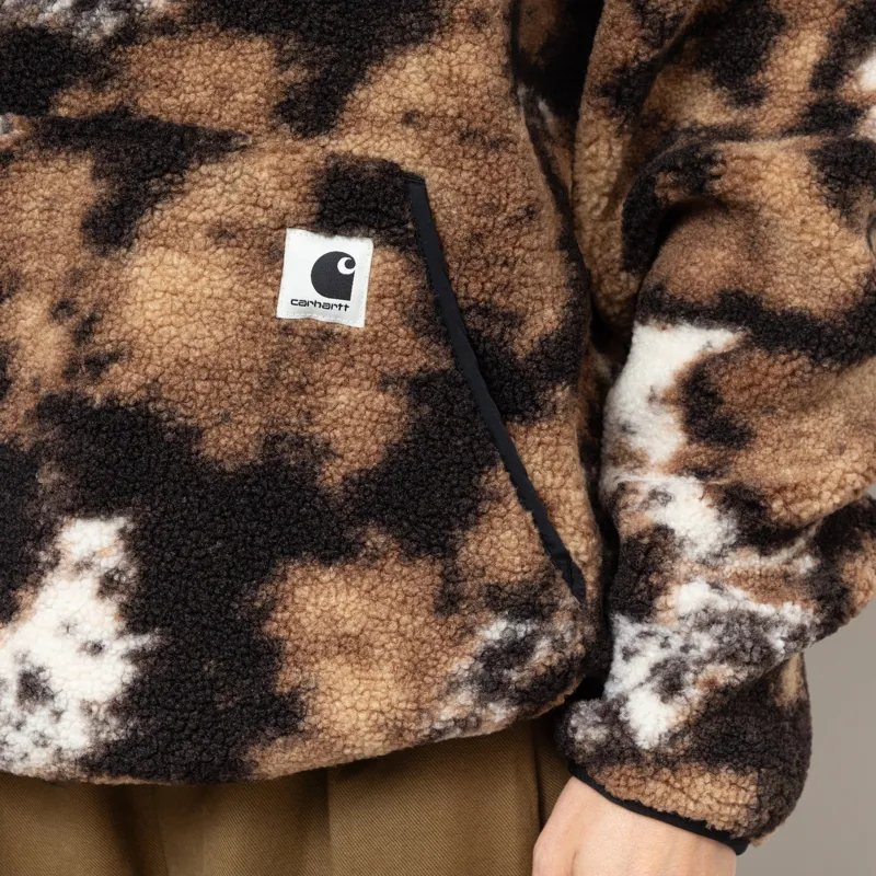 Carhartt WIP Womens Elliot High Neck Liner Wild Dog Jacquard Black-8