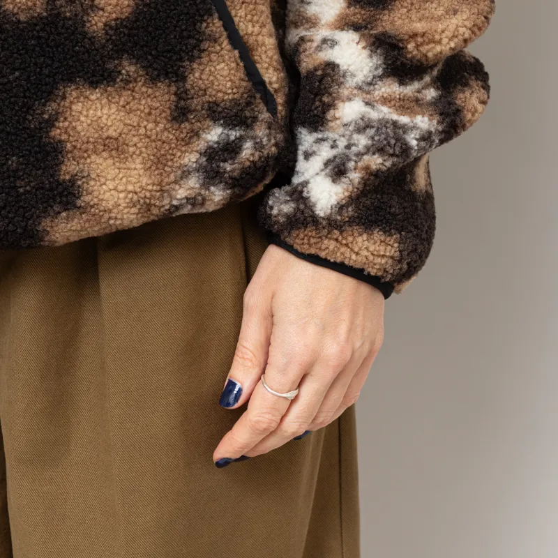 Carhartt WIP Womens Elliot High Neck Liner Wild Dog Jacquard Black-10