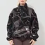 Carhartt WIP Womens Elliot High Neck Liner Camo Feather Tree Black