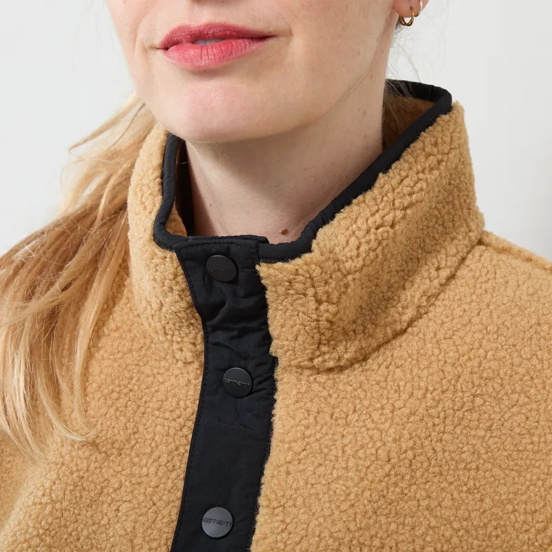 Carhartt WIP Womens Elliot High Neck Liner WIP Dusty H Black-3