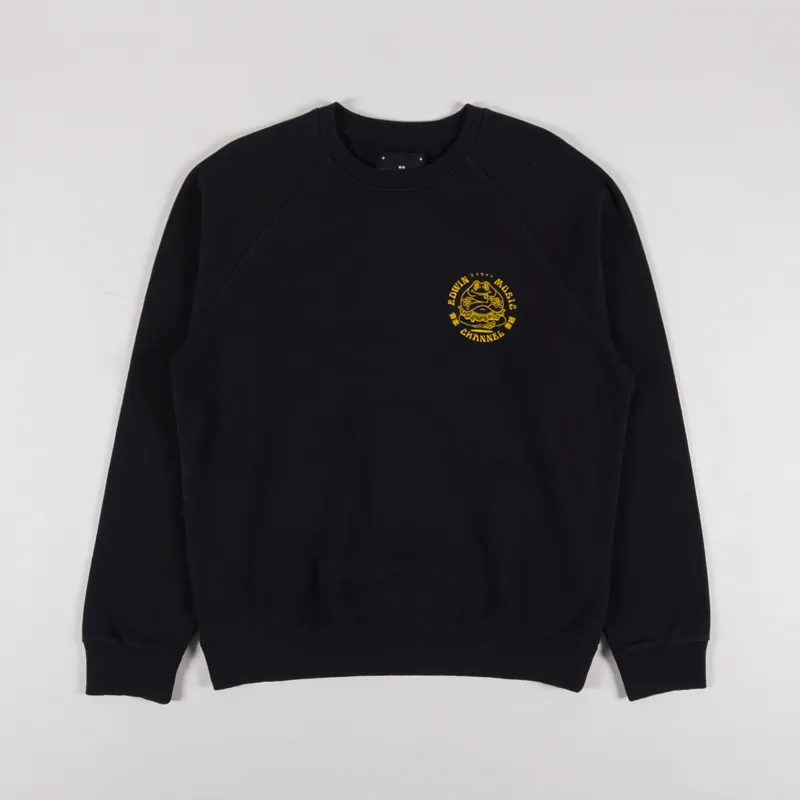 Edwin Music Channel Sweat Black-1