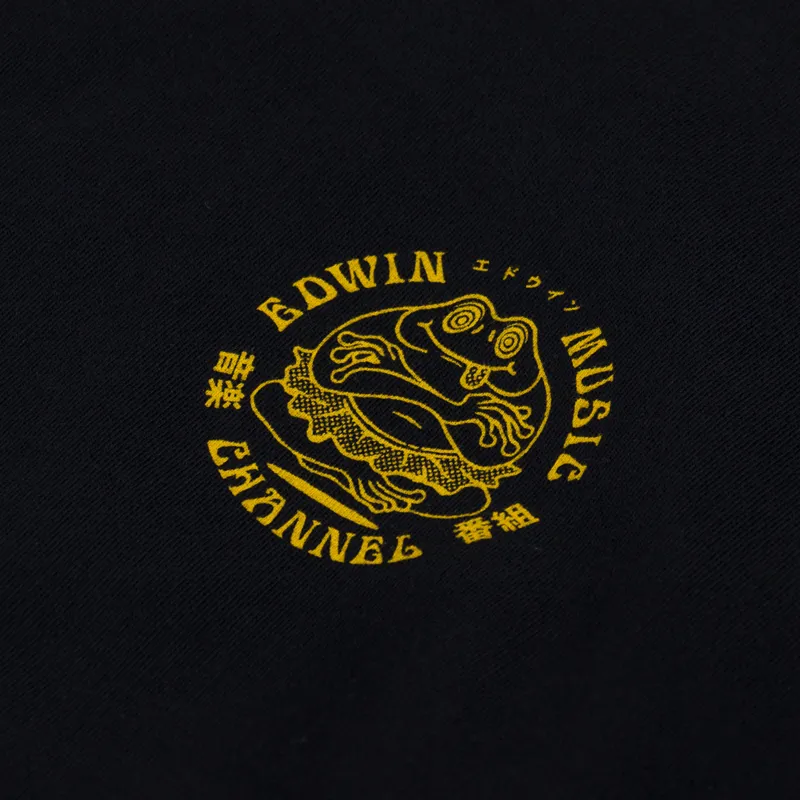 Edwin Music Channel Sweat Black-5