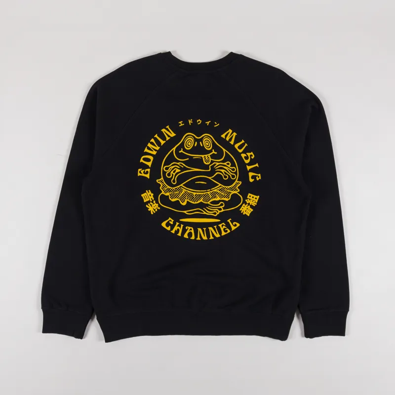 Edwin Music Channel Sweat Black