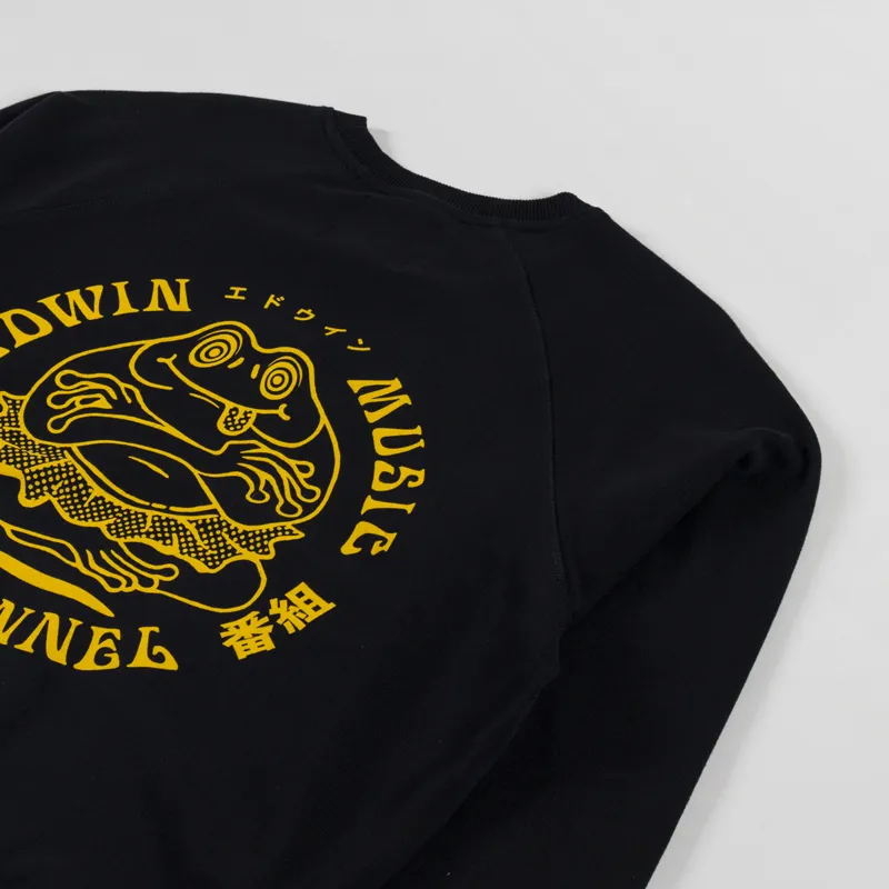 Edwin Music Channel Sweat Black-2
