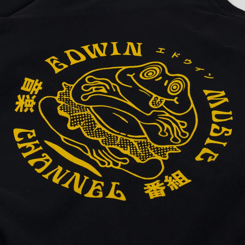 Edwin Music Channel Sweat Black-4