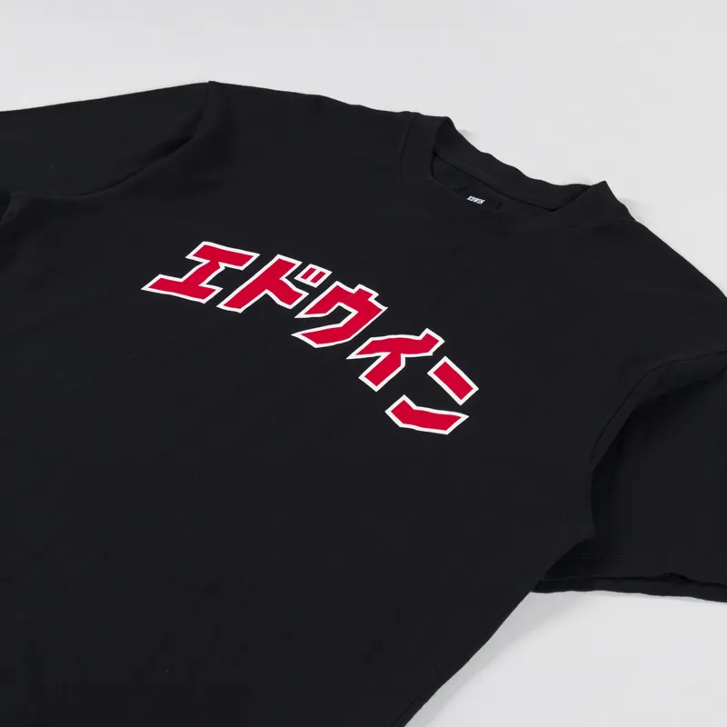 Edwin Katakana Retro T Shirt Black-1