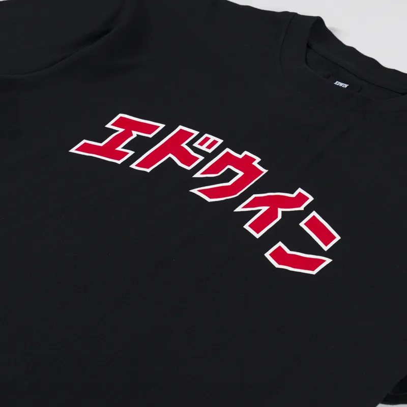 Edwin Katakana Retro T Shirt Black-2