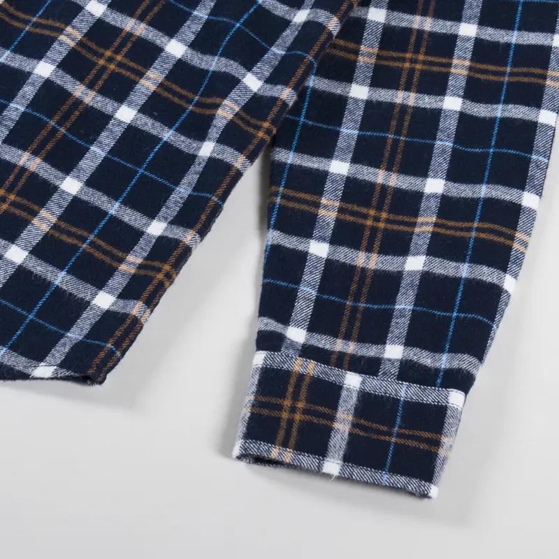 Edwin Labour Shirt Navy Blue-7