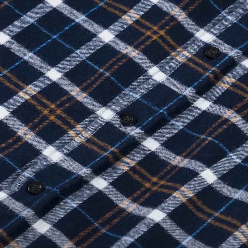 Edwin Labour Shirt Navy Blue-5