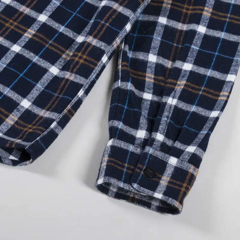 Edwin Labour Shirt Navy Blue-6