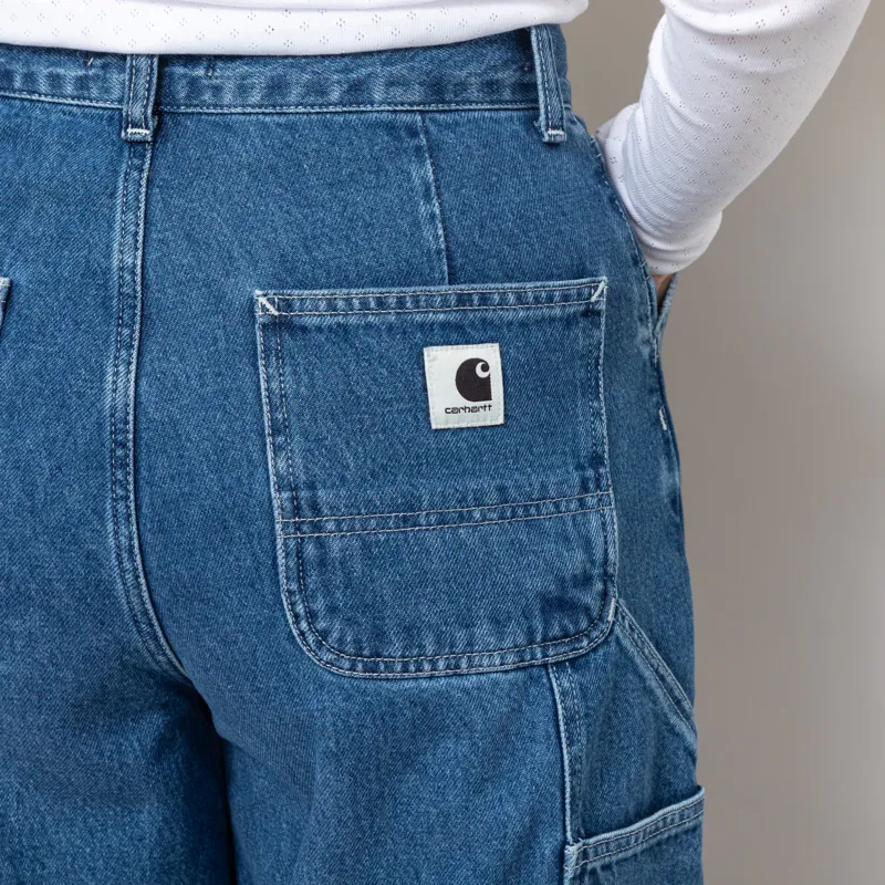Carhartt WIP Womens Jens Pants Blue Heavy Stonewashed-7
