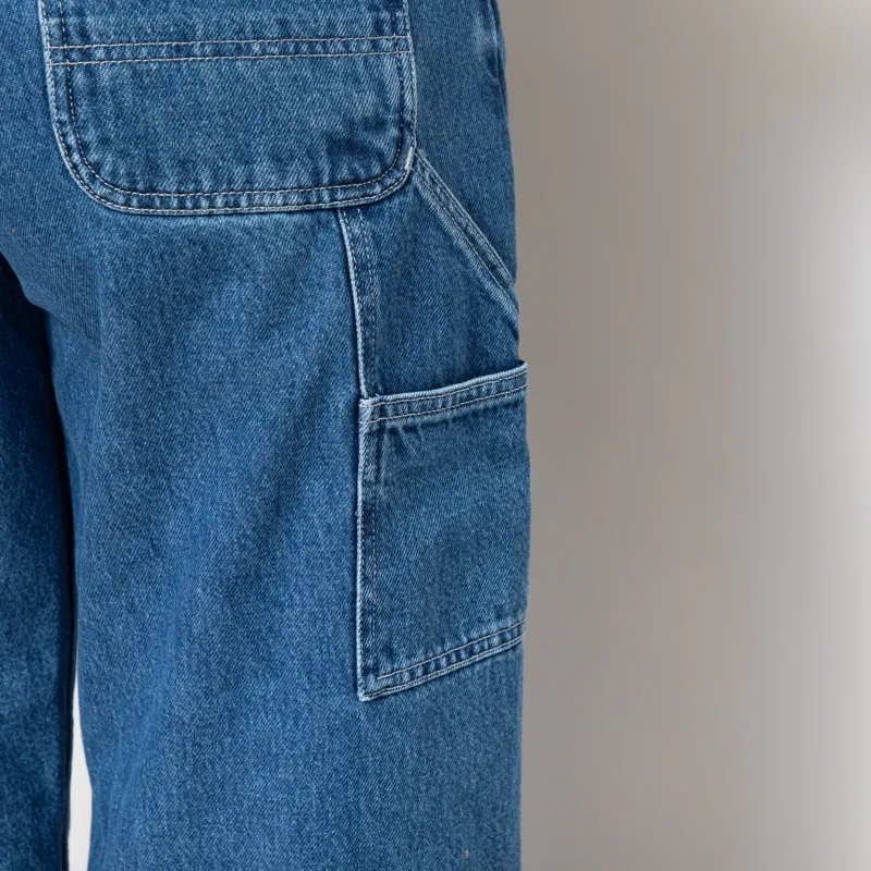 Carhartt WIP Womens Jens Pants Blue Heavy Stonewashed-10