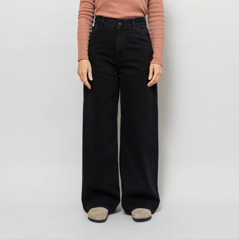 Carhartt WIP Womens Jens Pants Black Stone Washed