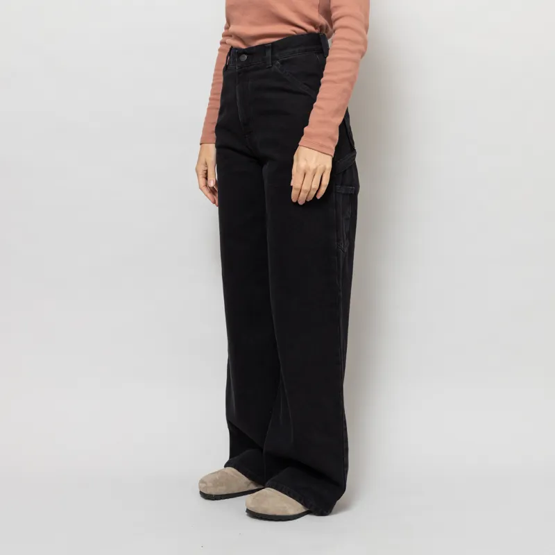 Carhartt WIP Womens Jens Pants Black Stone Washed-2