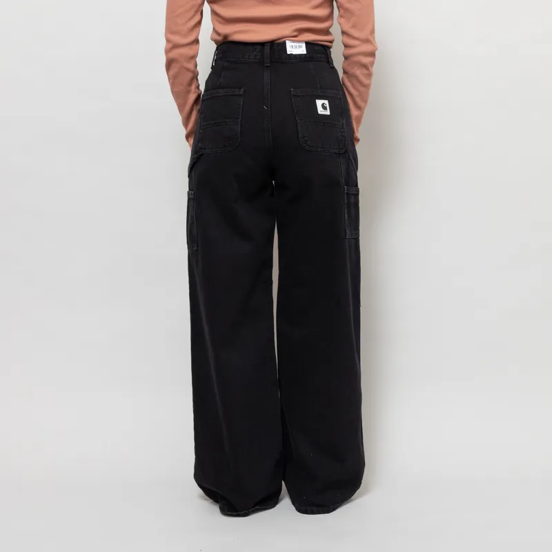 Carhartt WIP Womens Jens Pants Black Stone Washed-4