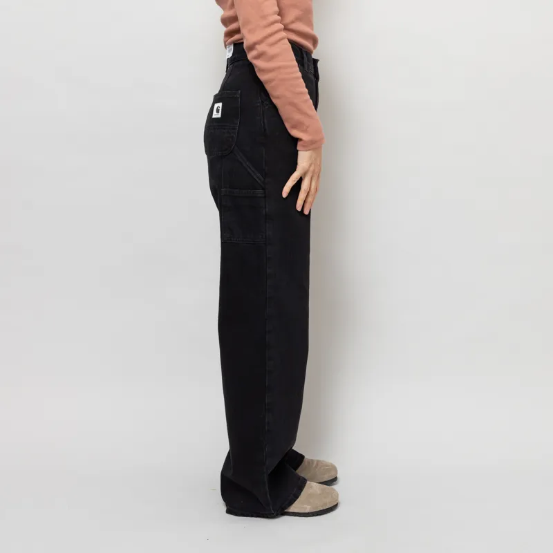 Carhartt WIP Womens Jens Pants Black Stone Washed-5