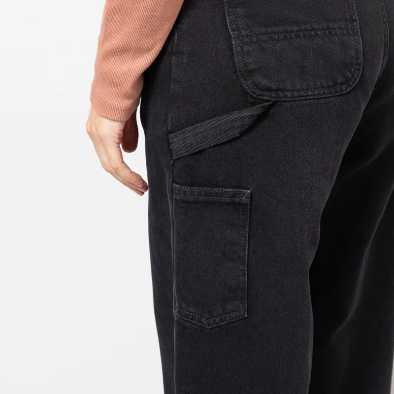 Carhartt WIP Womens Jens Pants Black Stone Washed-10