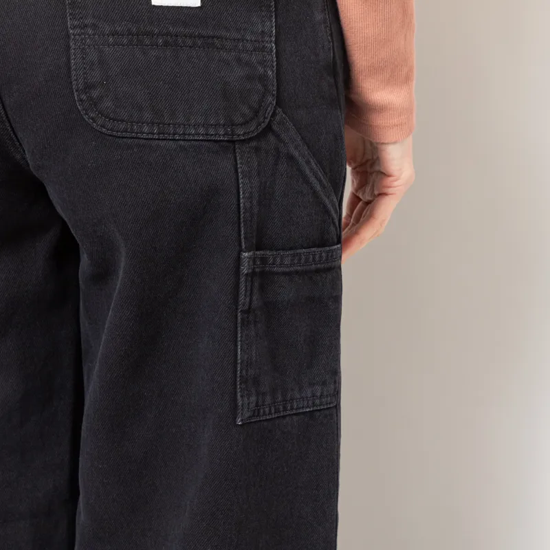 Carhartt WIP Womens Jens Pants Black Stone Washed-9