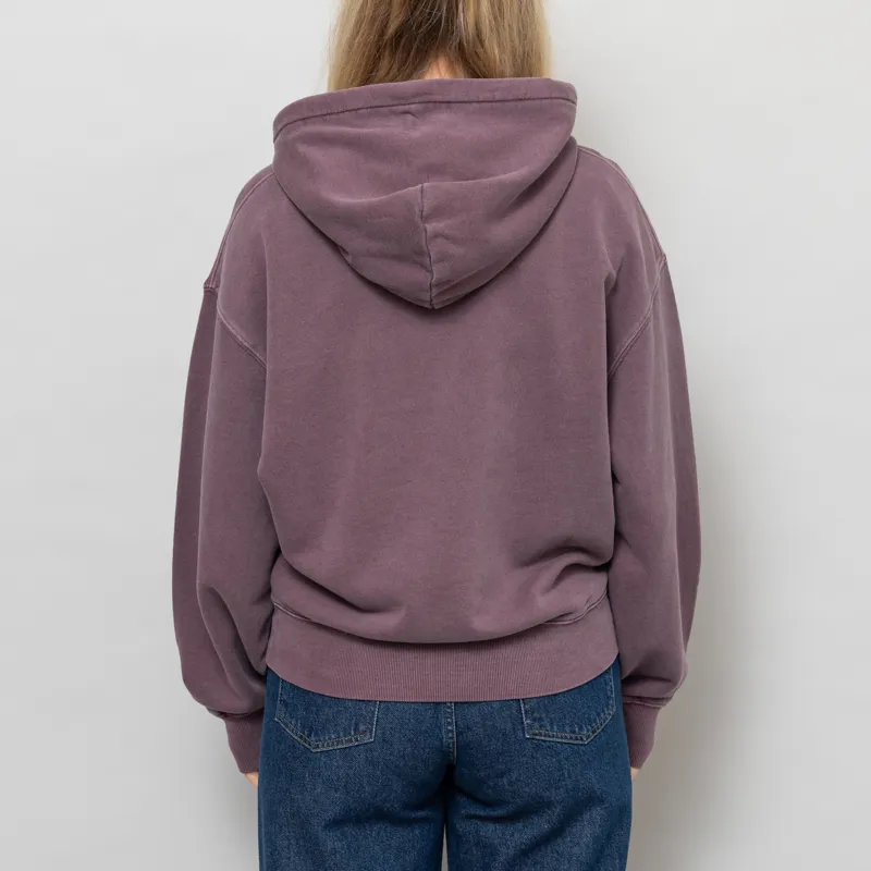 Carhartt WIP Womens Hooded Nelson Sweat Phlox-3