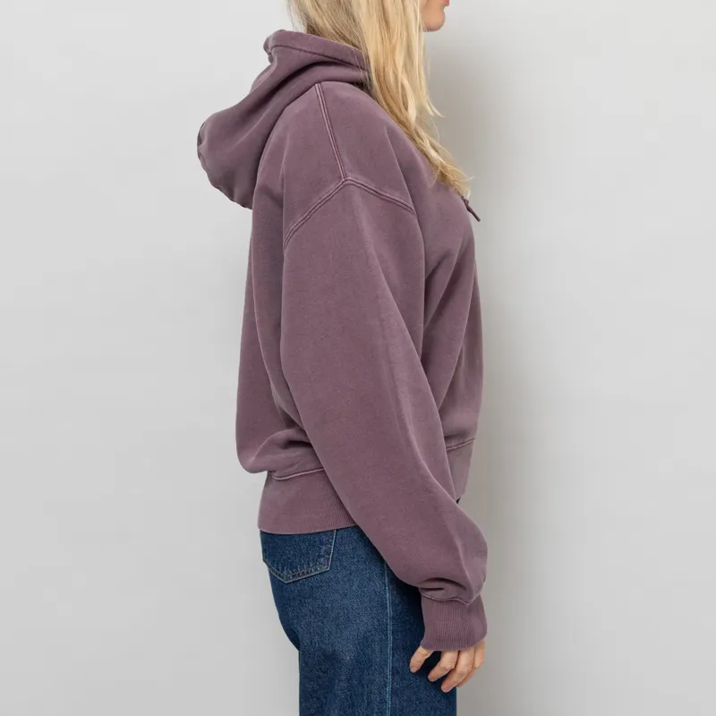 Carhartt WIP Womens Hooded Nelson Sweat Phlox-4